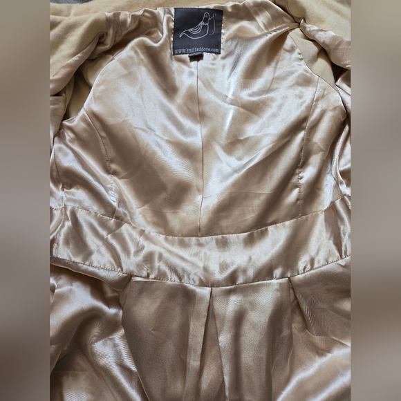 Knitted Dove -Anthropologie Cream Cotton Sweater Jacket, Oversized Buttons. Sm - Picture 9 of 14